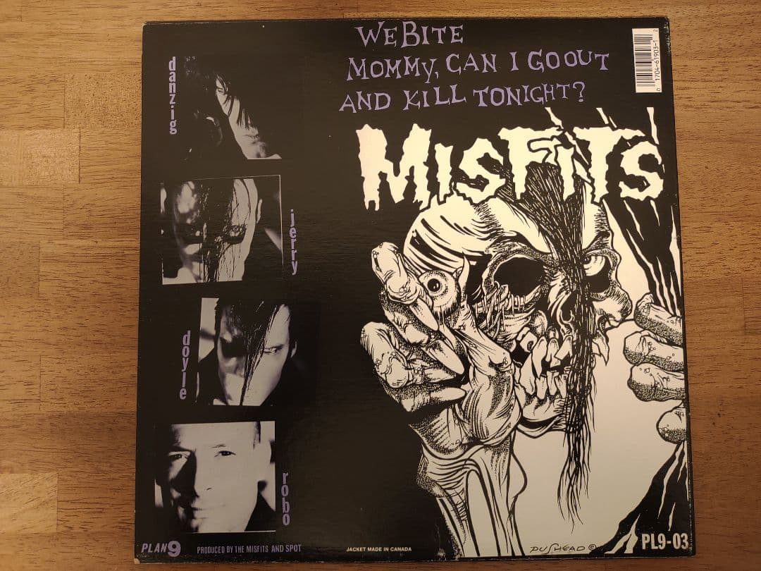 MISFITS DIE DIE MY DARLING レコード