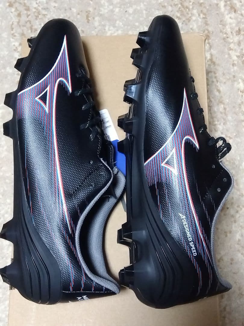 スパイク／サッカー・ラグビー／27.5／黒／P1GA236501／新品・未使用品