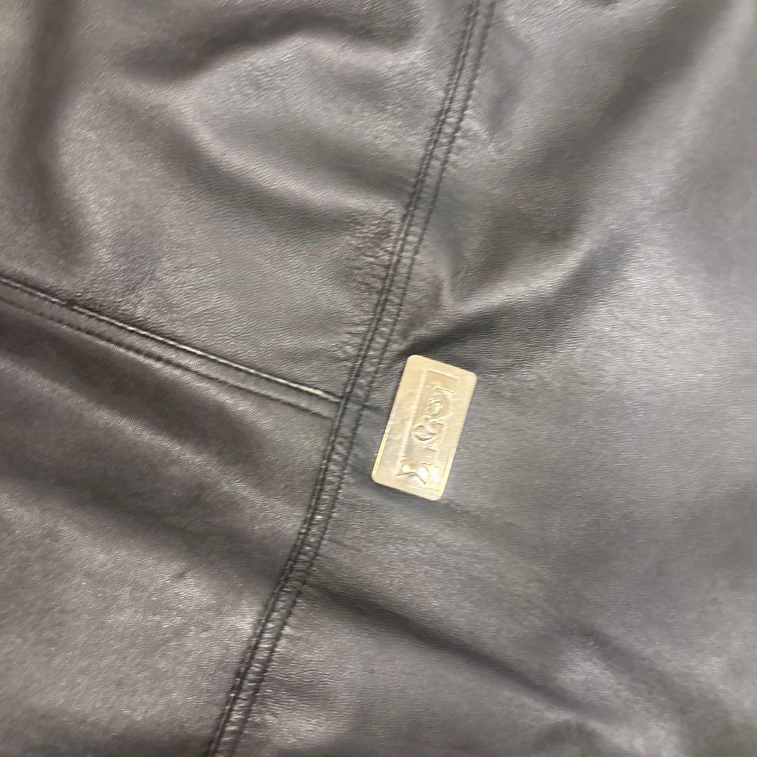 希少⭐️LEAK WEAR レザー ジャケット XXL ブラック