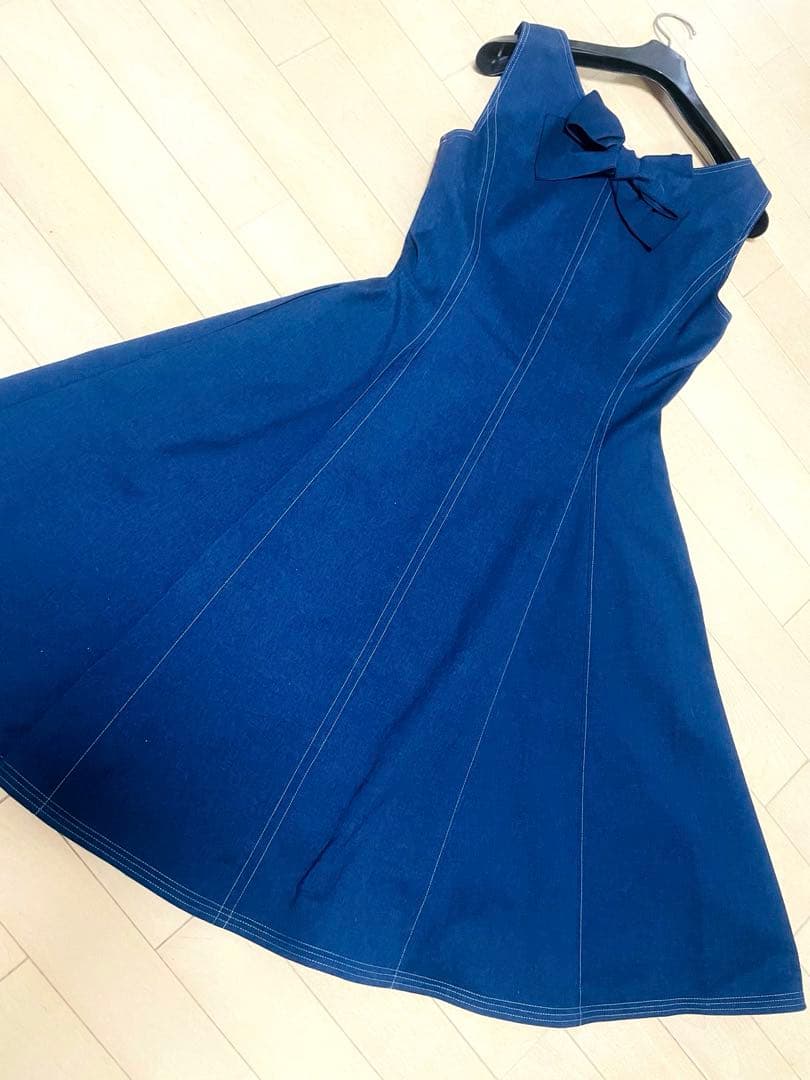 お値下げ❣️エムズグレイシー❣️バックリボン ジャンパースカート