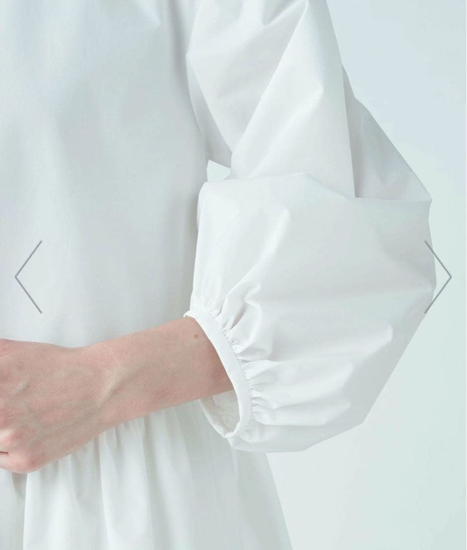 Ballsey ストレッチタフタ ティアードブラウス