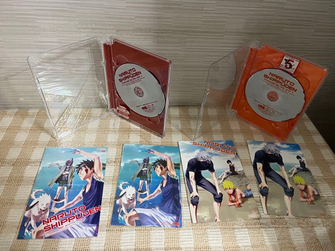 NARUTO -ナルト- 疾風伝 船上のパラダイスライフ 初回全5巻セットDVD