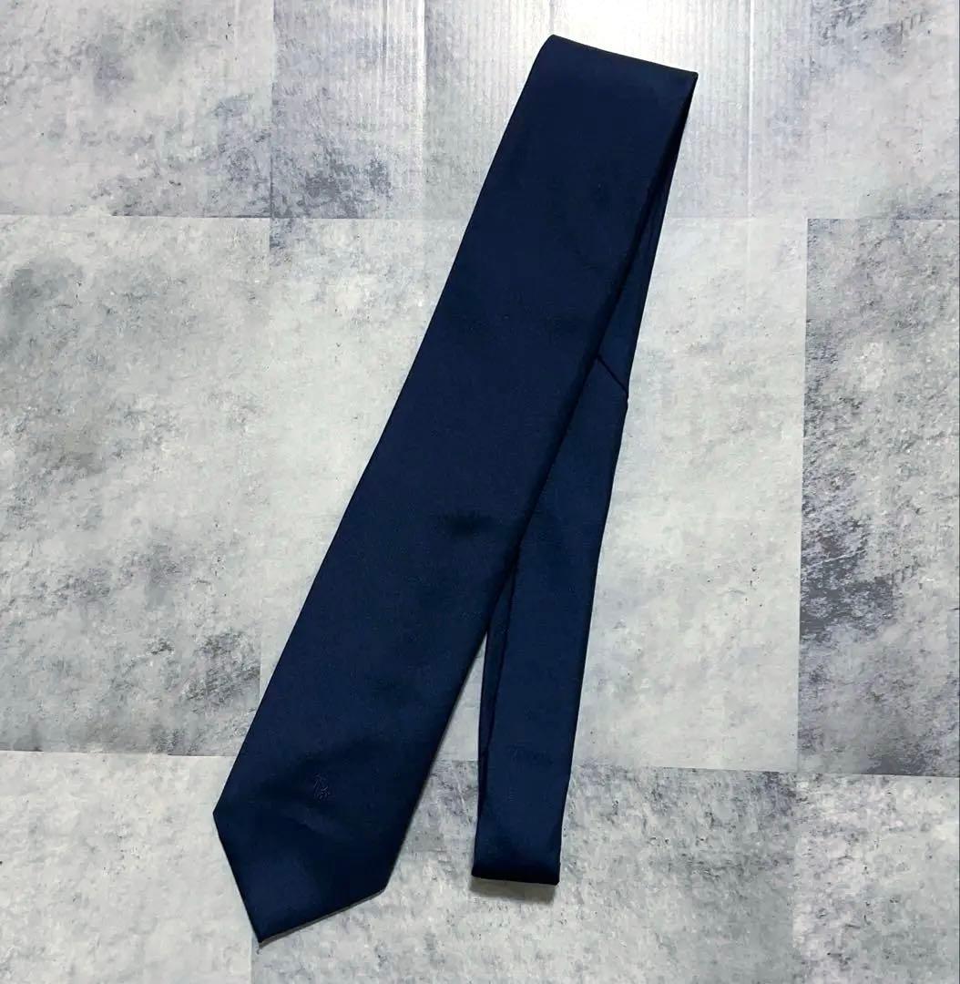 極美品 Christian Dior ネクタイ ソリッド ワンポイント
