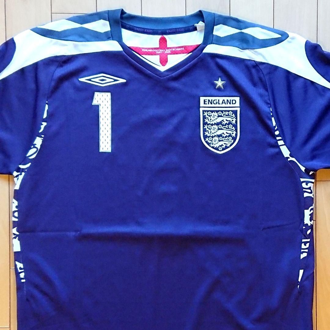 UMBRO イングランド代表 07-09 ホーム GKユニフォーム M 背番号1