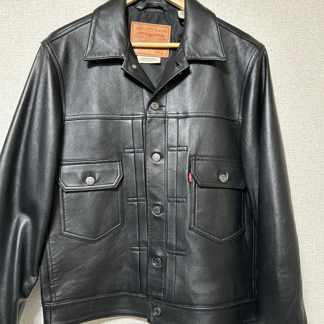 リーバイス　プレミアムレザージャケット