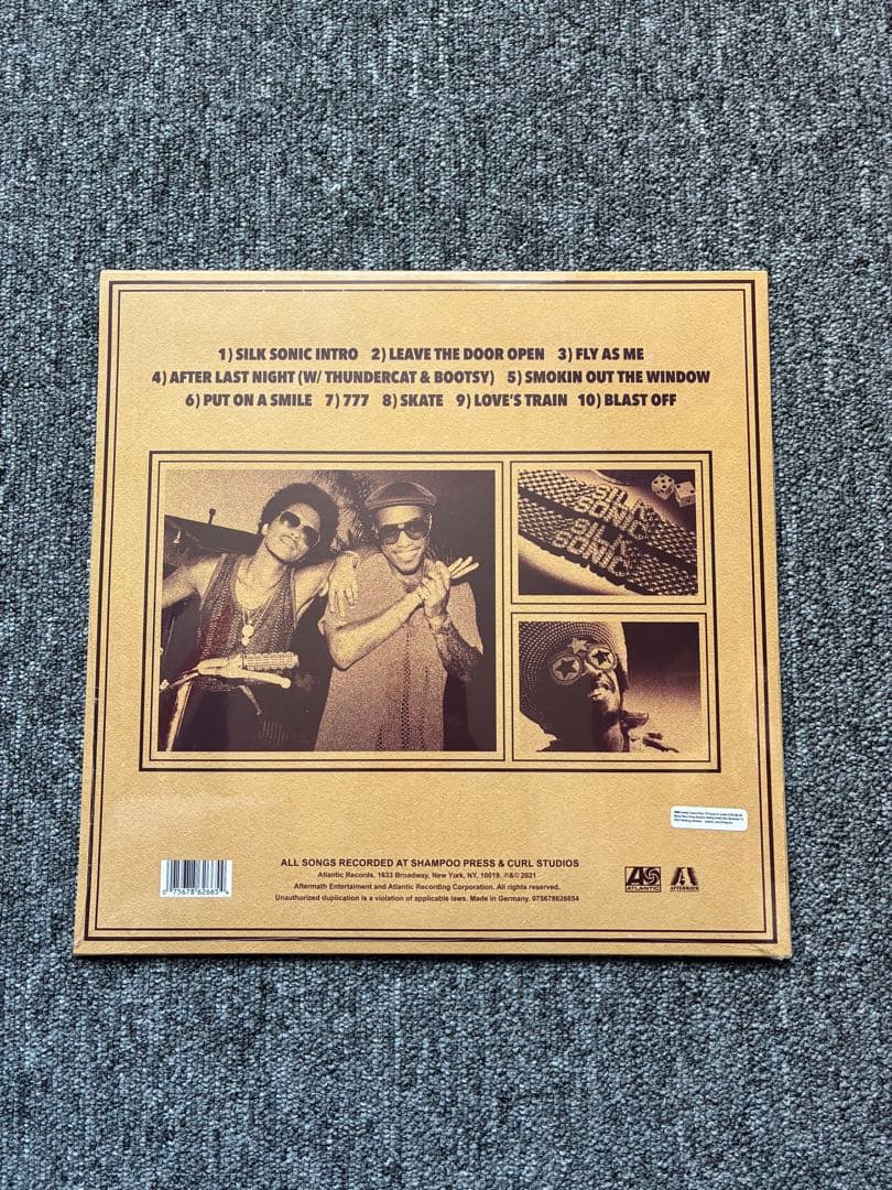 希少LP Bruno Mars Anderson paak Silk Sonic