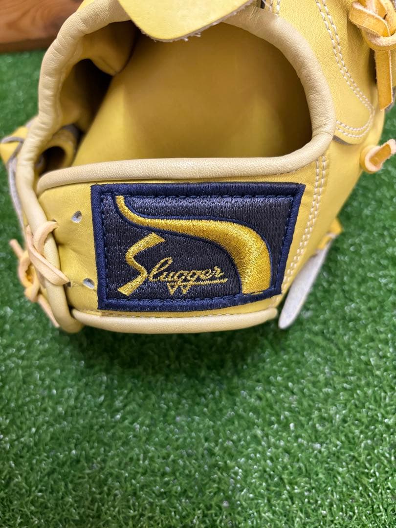 SUGGS イエロー 硬式グローブ KSG-1SW 湯もみ型付け済