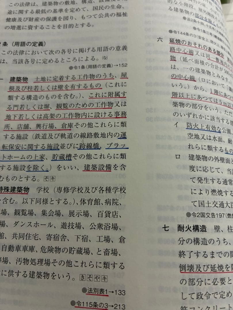 【線引き済み】建築関係法令集法令編 令和８年版　2026 二級建築士　総合資格