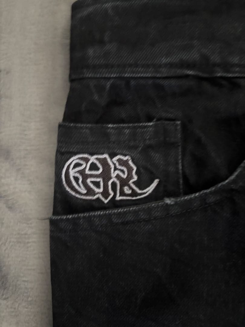 コラボ earl skateboards デニム パンツ ブラック M レア