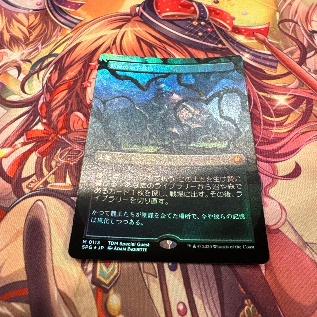 【MTG】新緑の地下墓地 日本語 ボーダーレスFoil