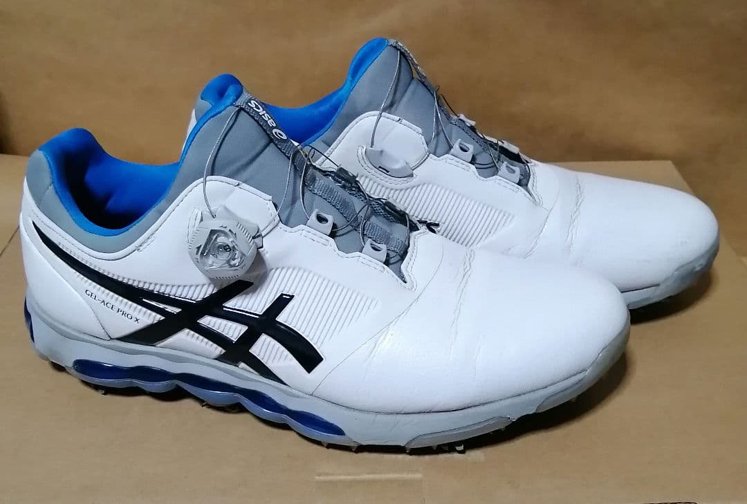 ASICS ゴルフシューズ GEL ACE PRO X ホワイト/ブルー