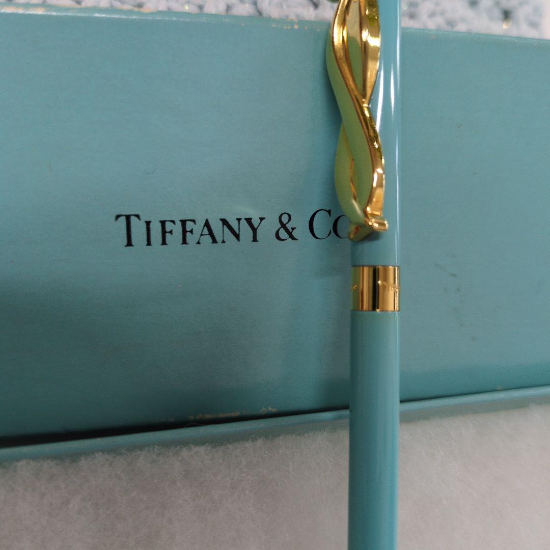 未使用　Tiffany & Co. ボールペン ティファニーブルー　リボン付き