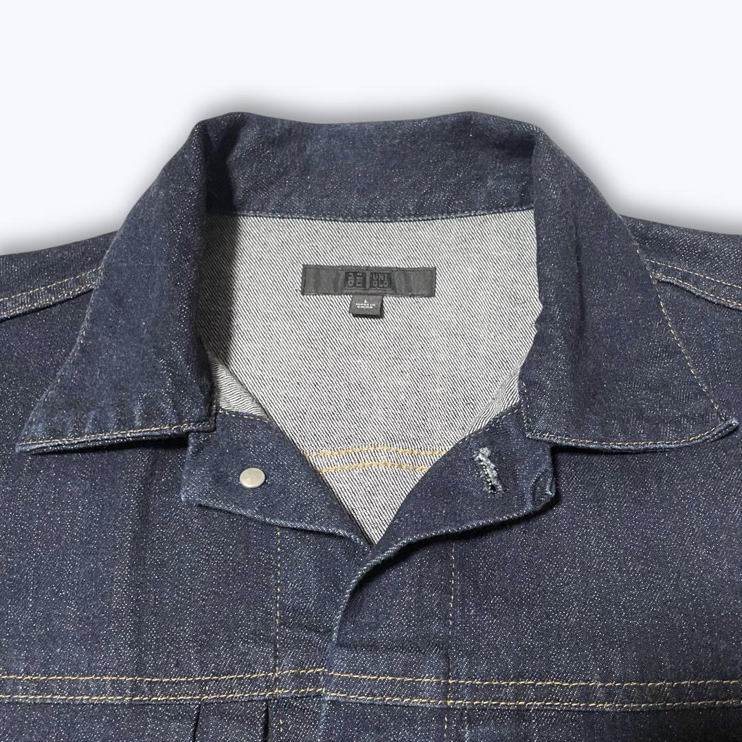 【廃盤】ユニクロ UNIQLO デニム トラッカージャケット 2ndタイプ 濃紺