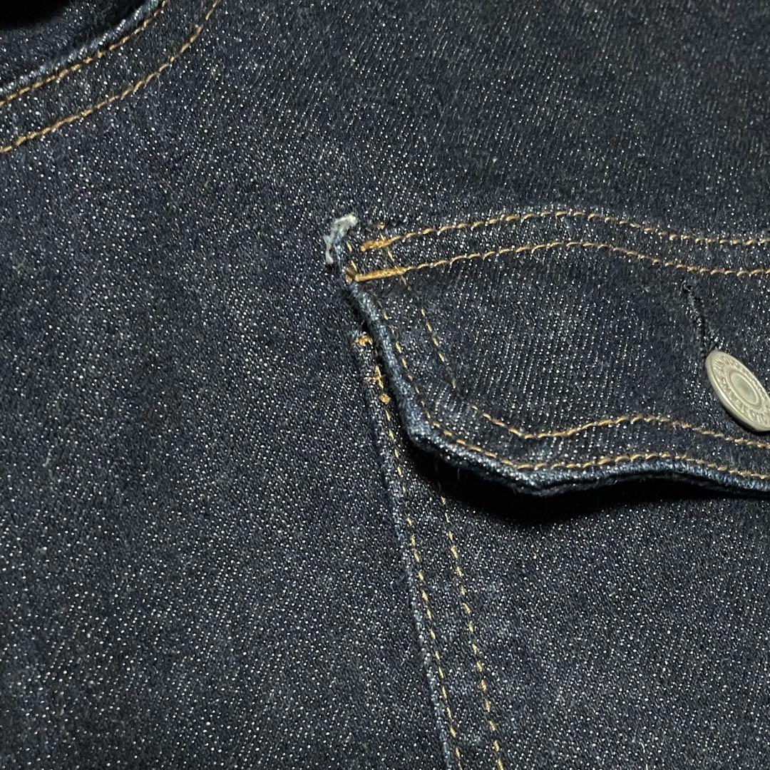 【廃盤】ユニクロ UNIQLO デニム トラッカージャケット 2ndタイプ 濃紺