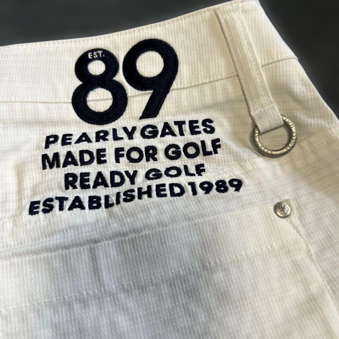 PEARLY GATES ゴルフ用ショートパンツ ホワイト