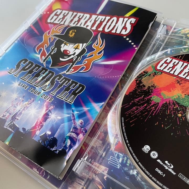 SPEEDSTAR GENERATIONS ブルーレイ Blu-ray
