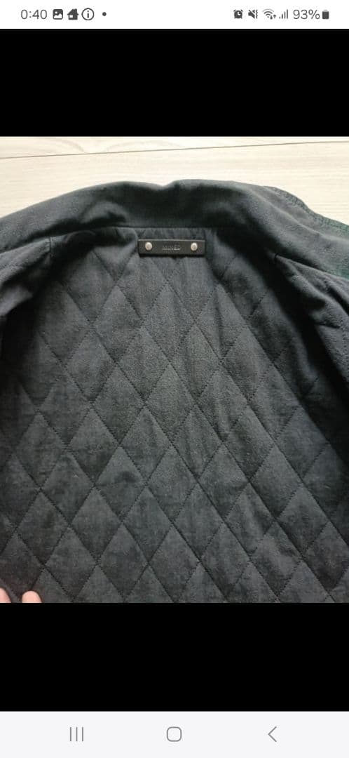 ジャケット・アウター Black Denim Check Quiltriner Shirt BZ