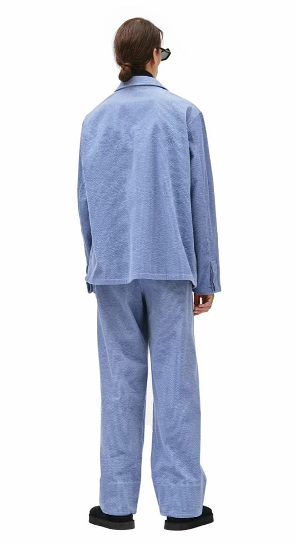 JIL SANDER セットアップ　ブルー　コーデュロイジャケット　パンツ