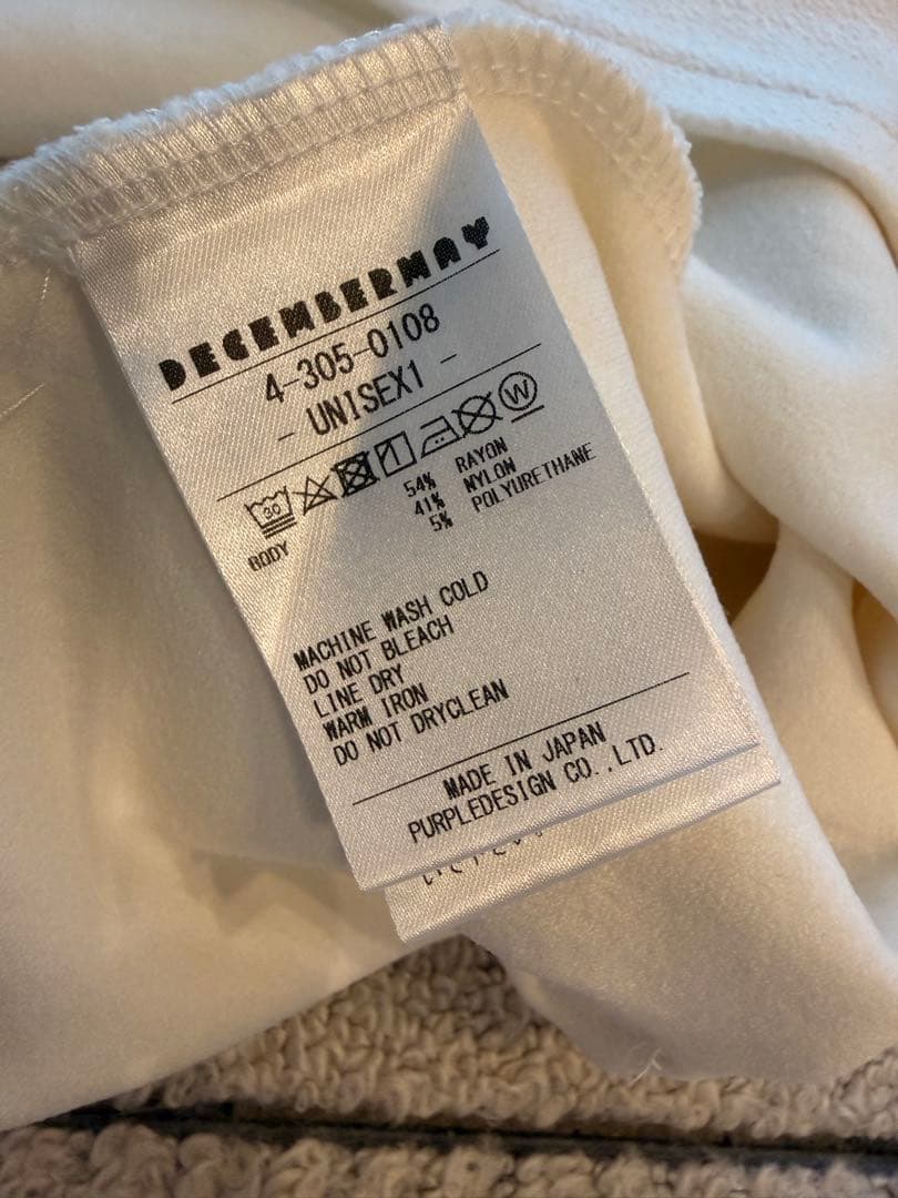 DECEMBERMAY☆ Soft pile fabric Tee