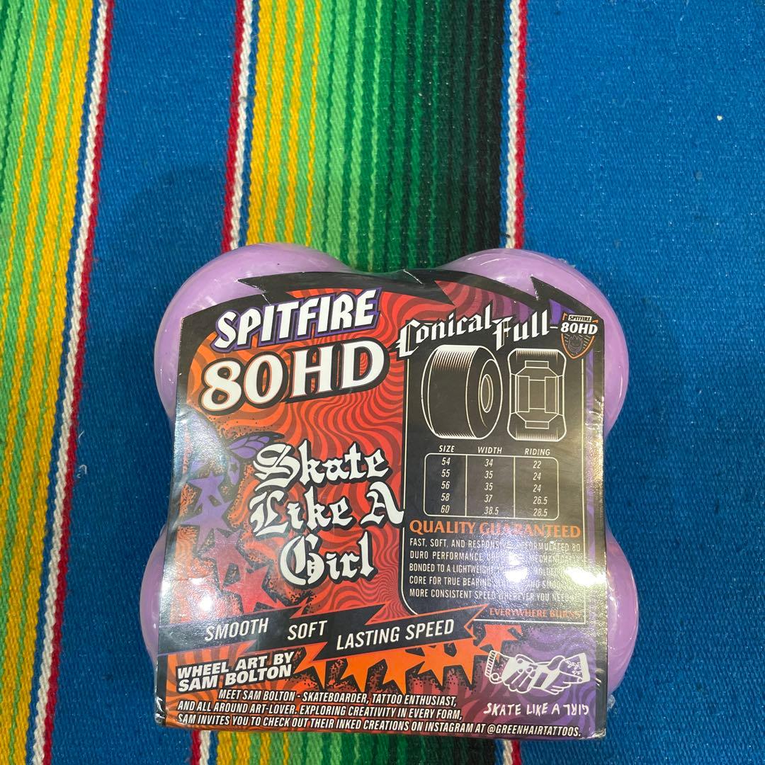 SPITFIRE 80HD Skate Like A Girl ウィール58mm