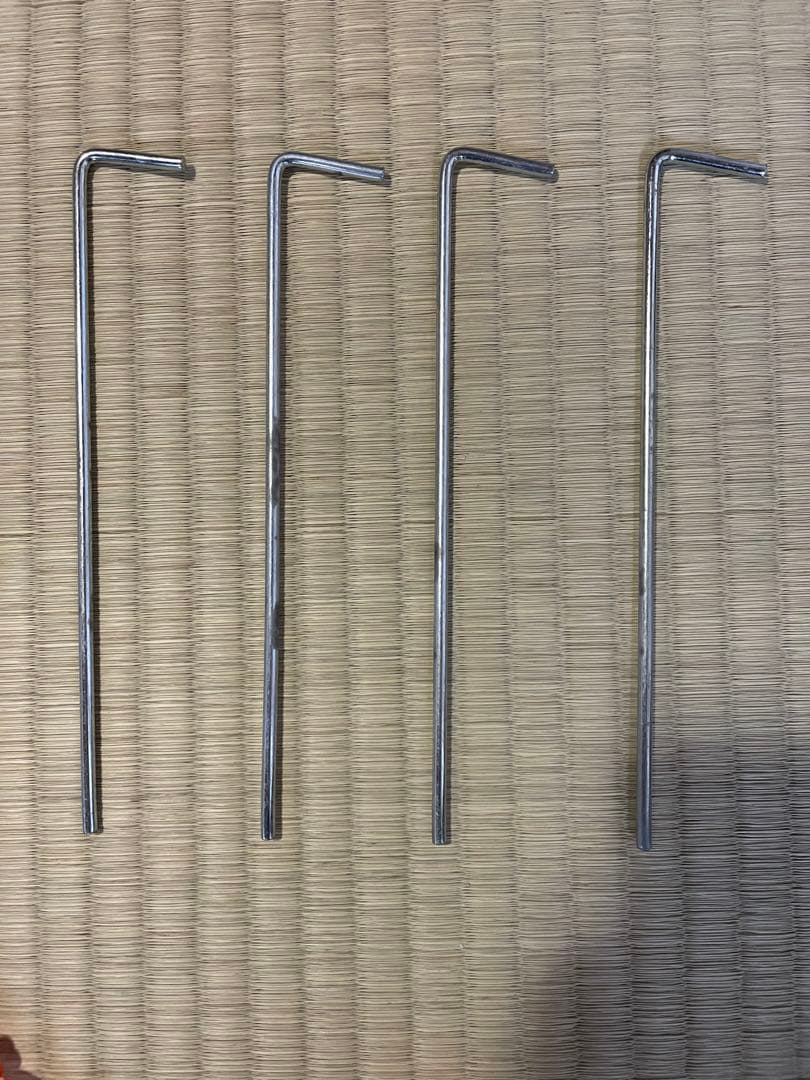 【ほぼ新品】DDTarp 3x3 オリーブグリーン タープ貼りに必要な５点セット