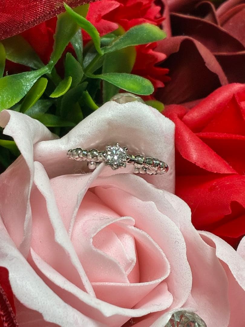 gstvリング ⭐️プラチナ950ダイヤモンドフリーリング