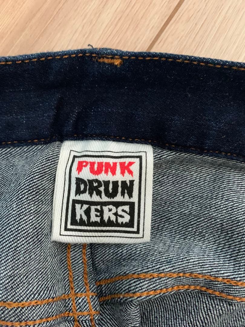 美品　PUNK DRUNKERS あいつのデニム サイズL