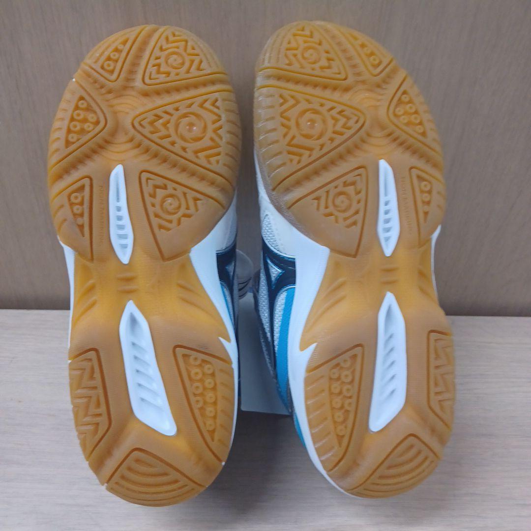 Mizuno 22.5cm ミドルカット 青/白