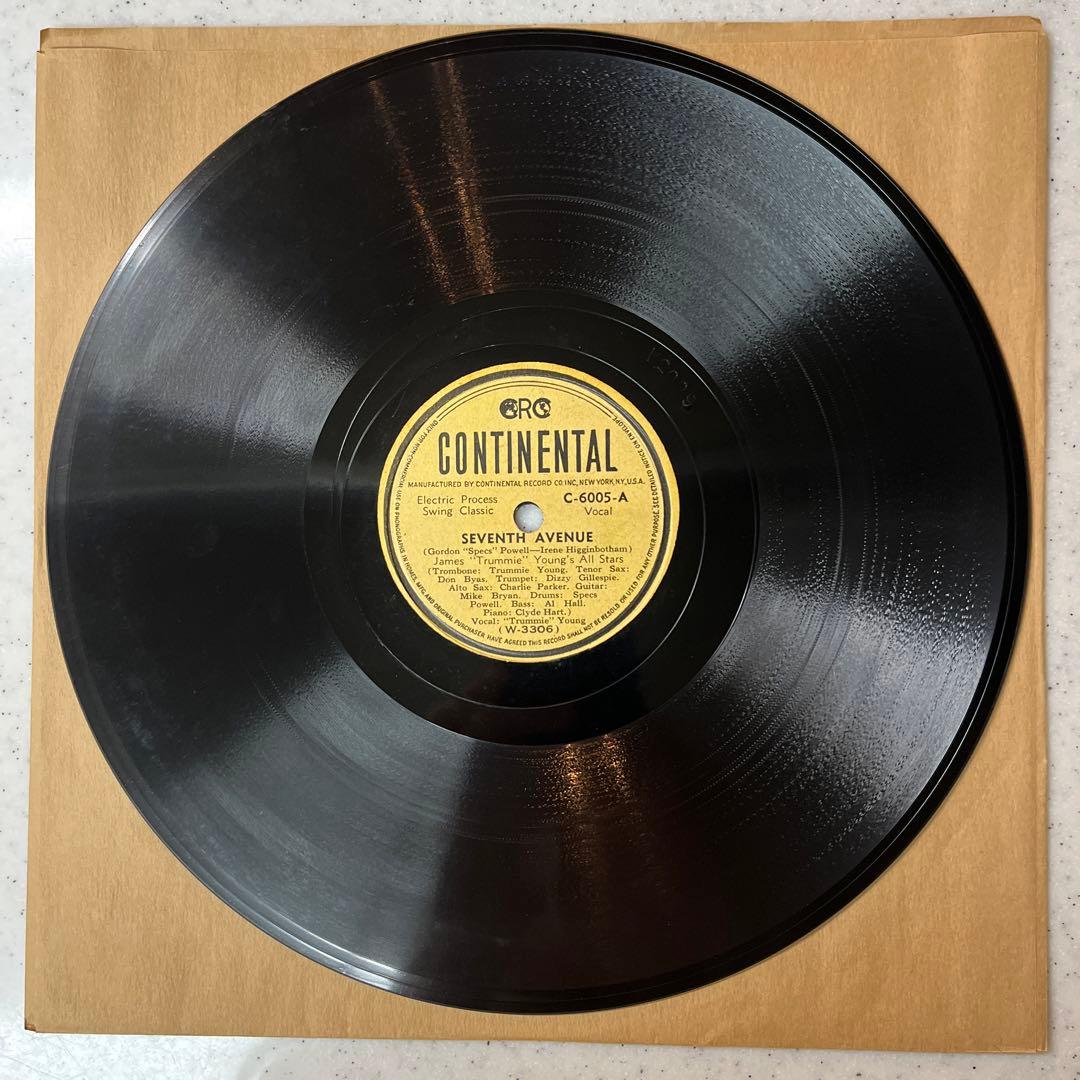 貴重！78rpm CHARLIE PARKER 参加 SP盤 蓄音機