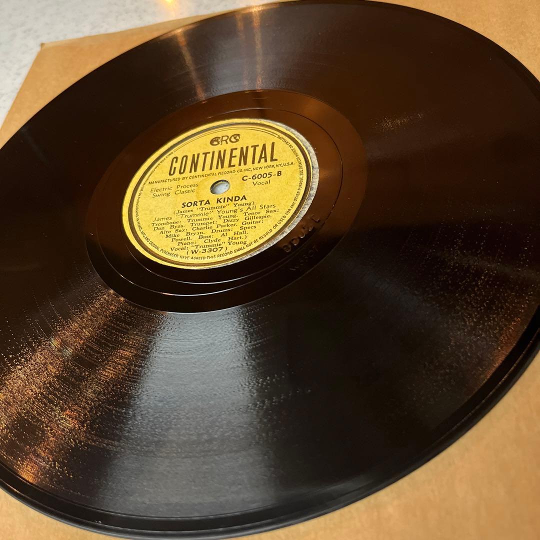 貴重！78rpm CHARLIE PARKER 参加 SP盤 蓄音機