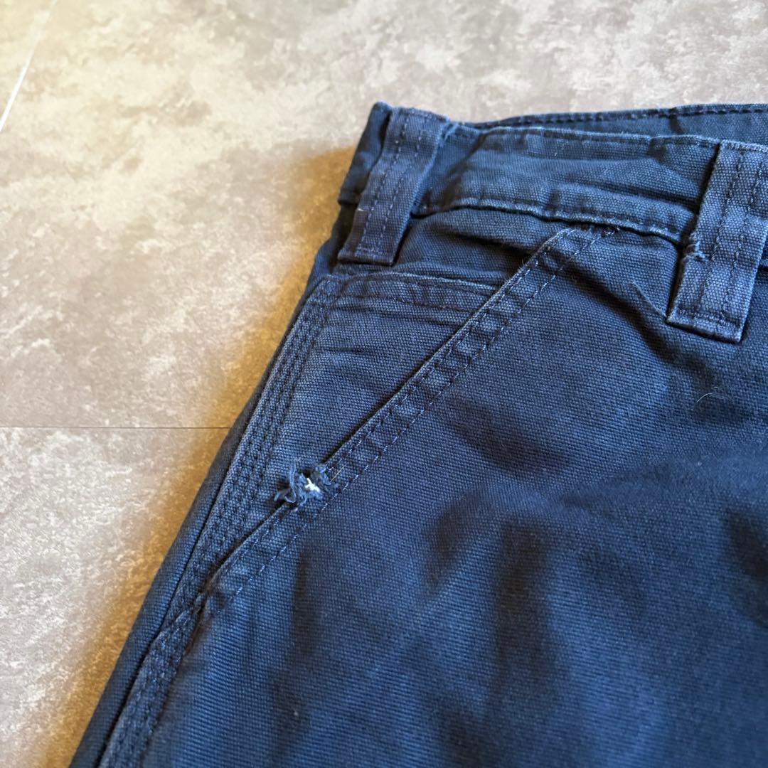 Carhartt RELAXED FIT ワークパンツ W34 L32 ネイビー
