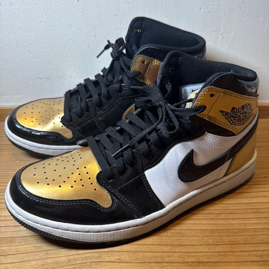 エアジョーダンゴルフJordan 1 High Golf \"Gold Toe\"