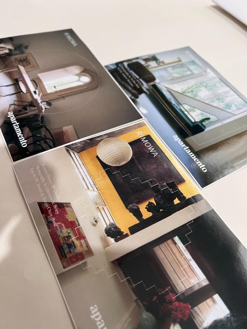 RIMOWA apartamento magazine 建築 インテリア