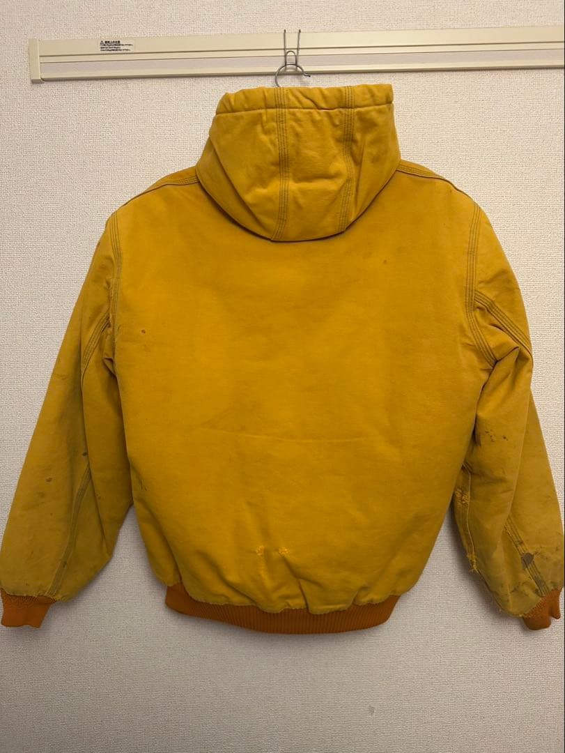 『希少』USA製　Carhartt アクティブジャケット　イエロー　オレンジ