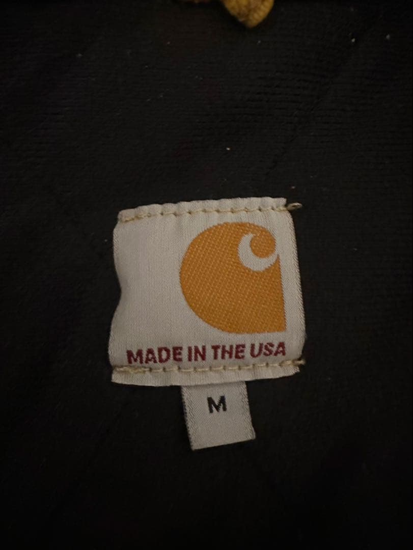 『希少』USA製　Carhartt アクティブジャケット　イエロー　オレンジ