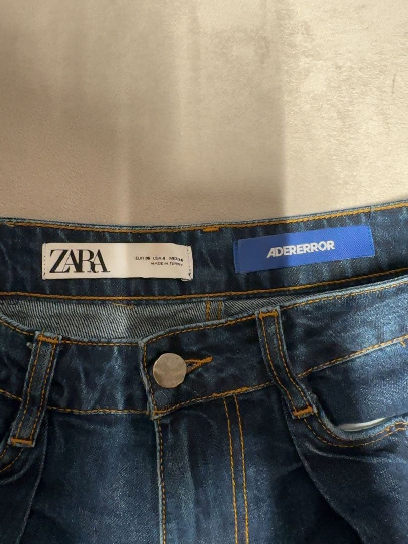 デントAdererror x ZARA baggy denim
