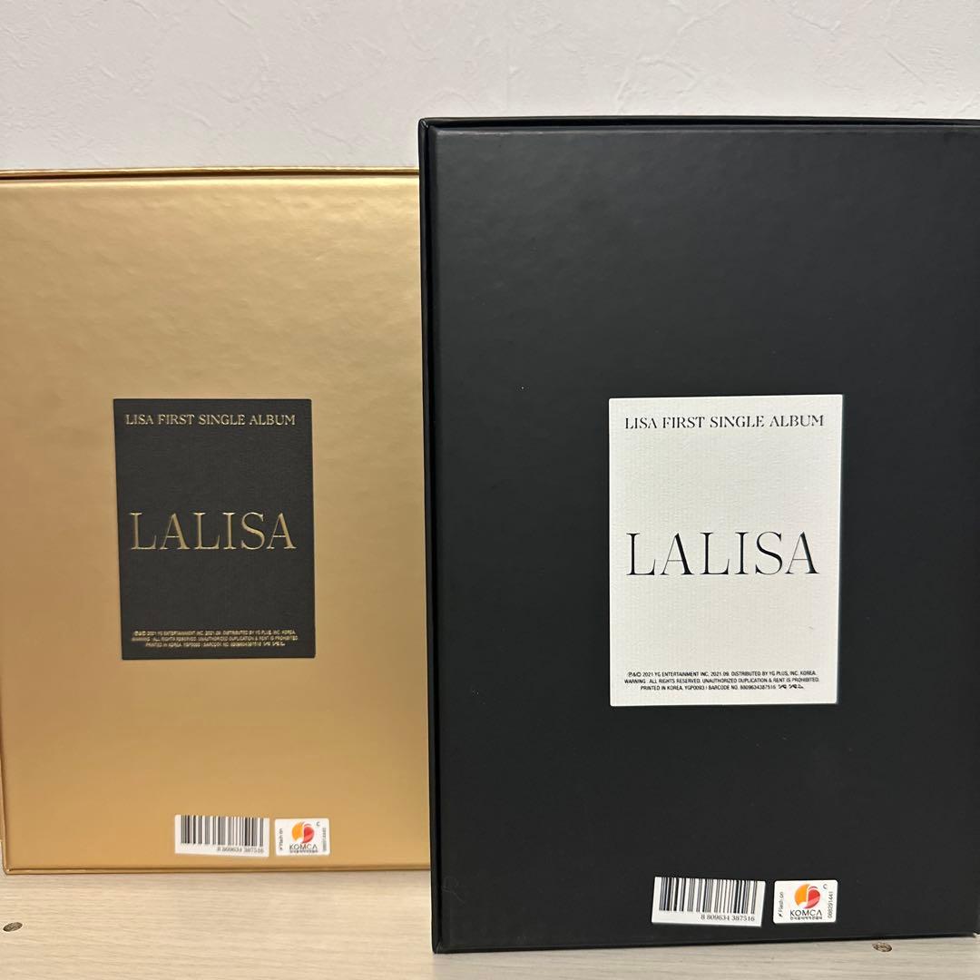 LISA LALISA シングルアルバム ゴールド・ブラック
