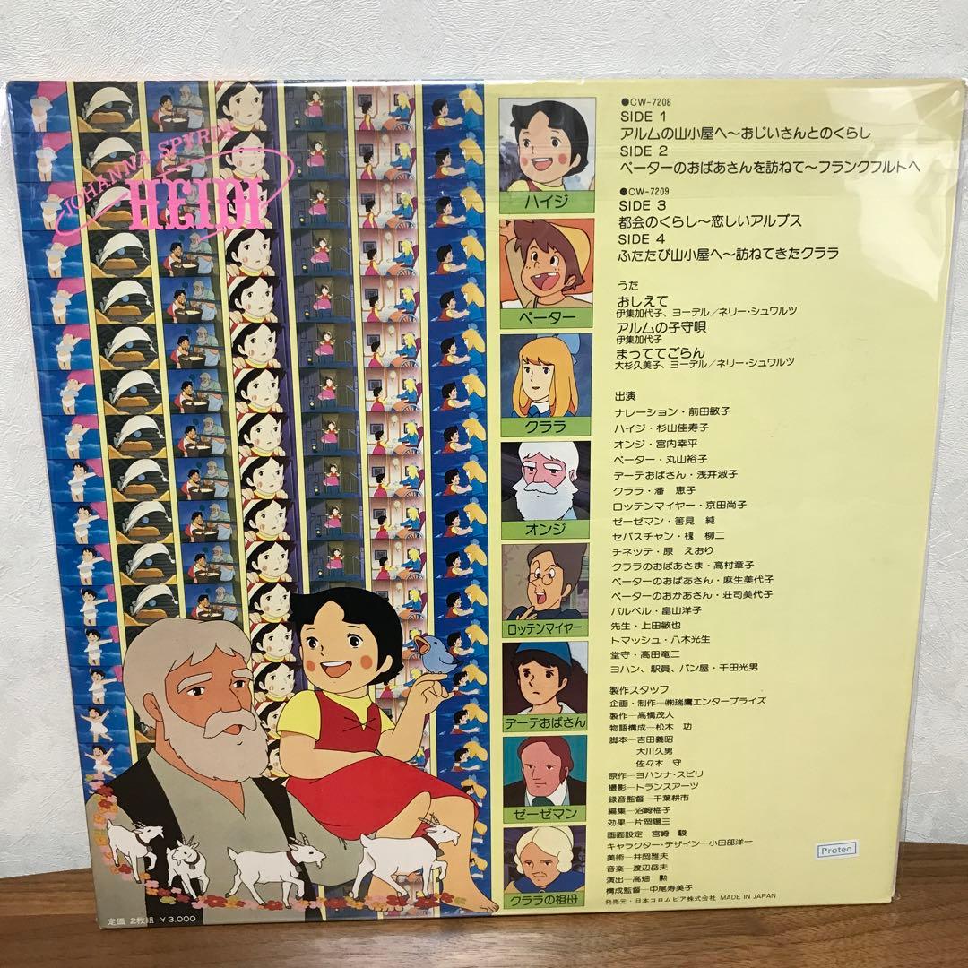 アルプスの少女 ハイジ LPレコード