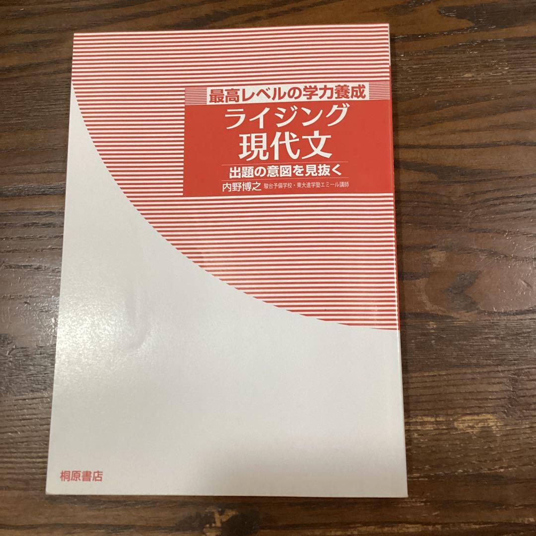 ライジング現代文　駿台　内野博之師