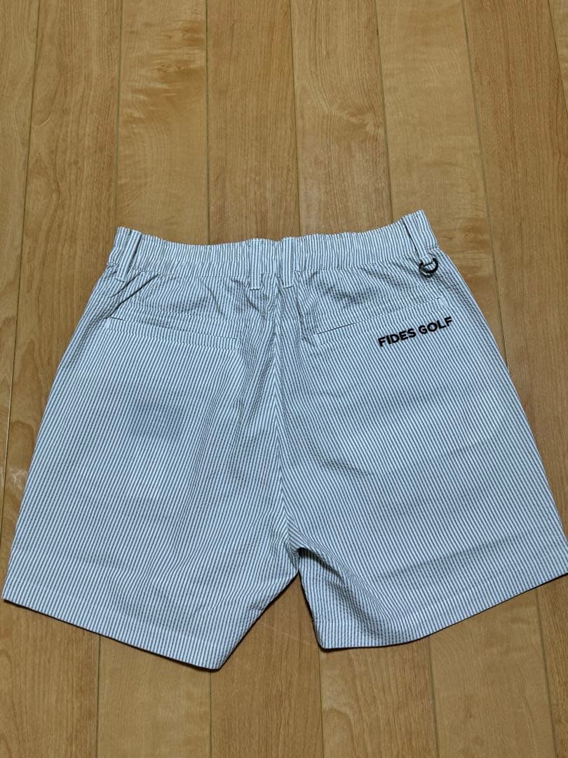 【新品】FIDES GOLF レディース　ストライプ ショートパンツ