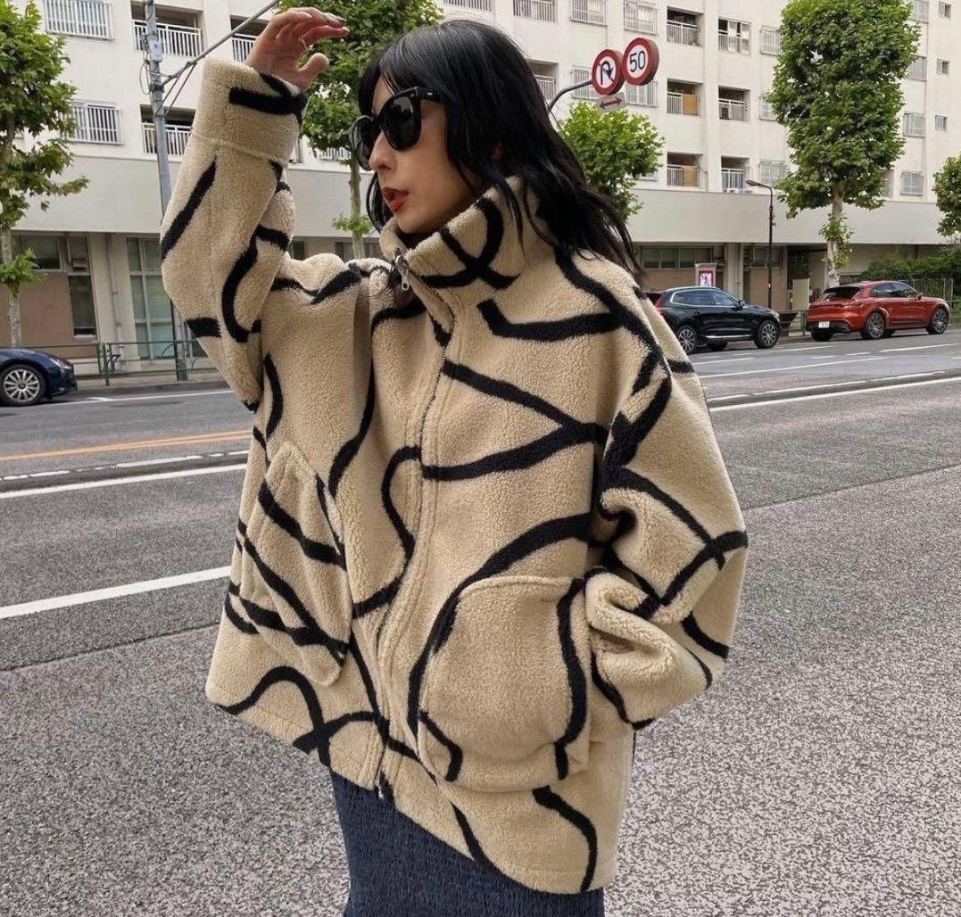 ジャケット・アウター 2WAY REVERSIBLE BOA JACKET AMERI vintage