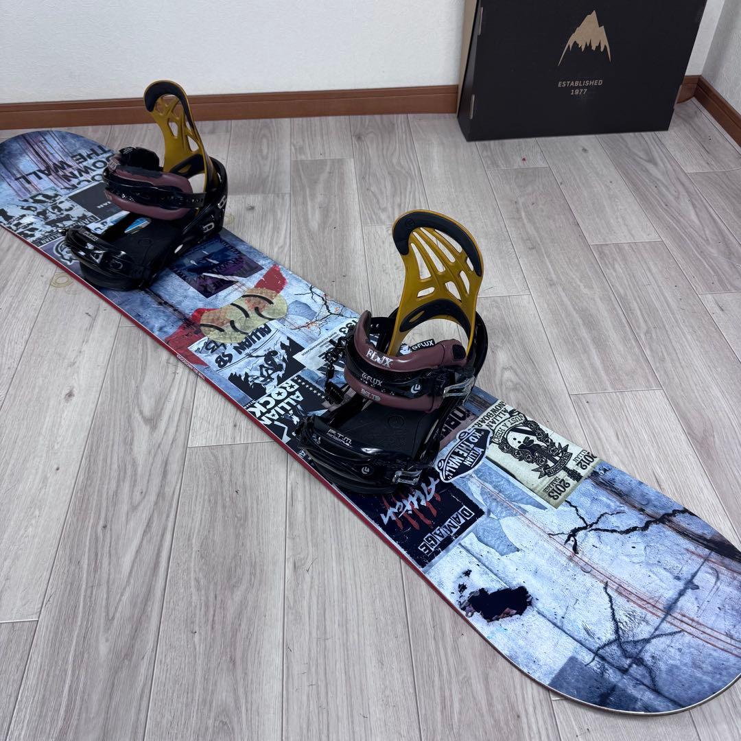 ALLIAN DAMAGE 153cm FLUX GS スノーボードセット
