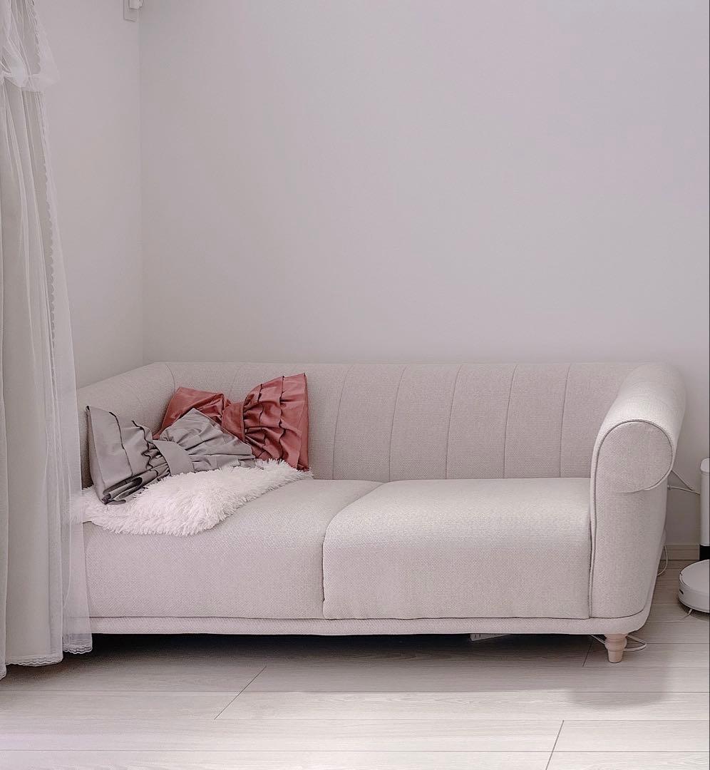 VISKAFORS ヴィスカフォルス 2人掛けソファ　ライトベージュ　IKEA