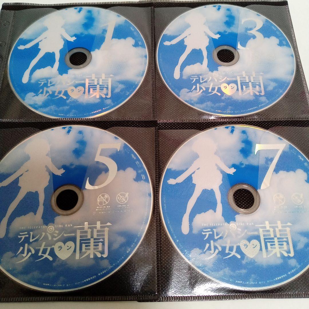テレパシー少女蘭　ラン　アニメ　レンタル落ち　ＤＶＤ　全８巻セット