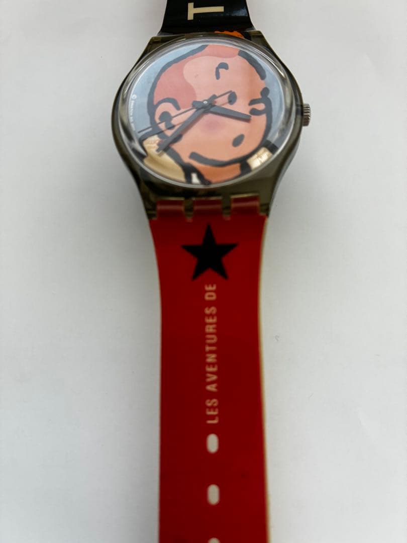 SWATCH スウォッチ タンタン 腕時計2004年限定品 ウォッチ　動作確認済