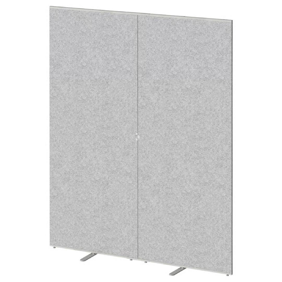 美品 IKEA シドルナ　ルームディバイダー　グレー　160x195cm
