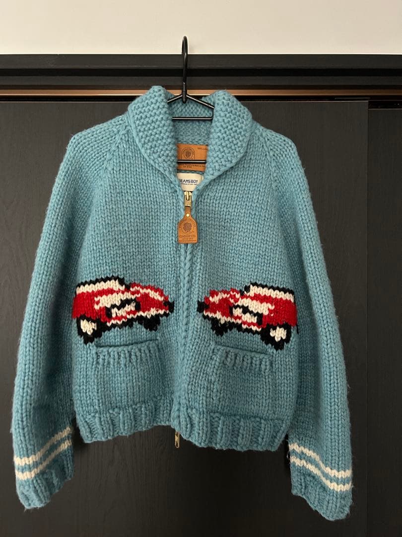 美品　BEAMS BOY × CANADIAN ショートカウチン カウチンニット