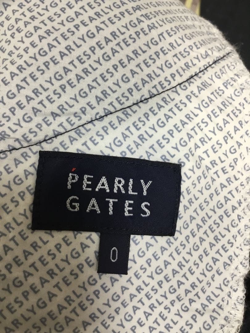 PEARLY GATES ネイビー スリムフィットパンツ
