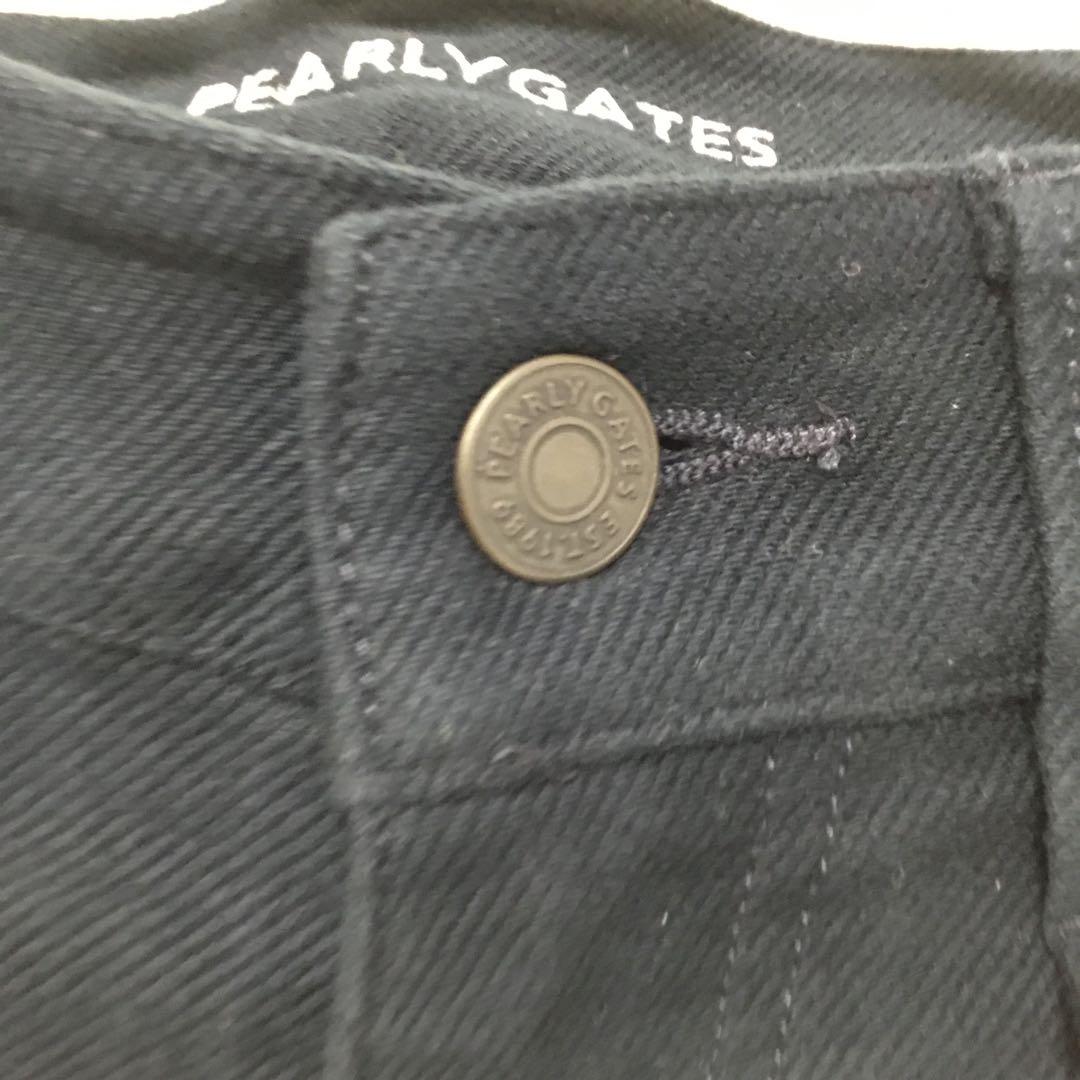 PEARLY GATES ネイビー スリムフィットパンツ
