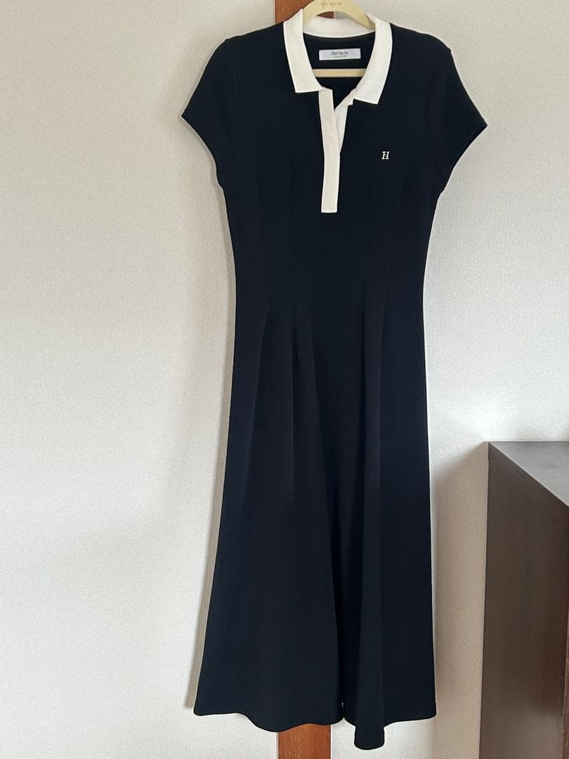 ワンピース Herlipto Short Sleeve Polo Dress